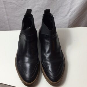 Jack Erwin Black Leather Chelsea Boots